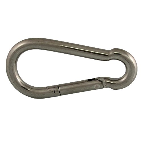 Bootsteile Brauer 10 Stück Karabinerhaken 8 x 80 mm Form C - Edelstahl A4 ähnlich DIN 5299 Bootsteile Brauer 10 Stück Karabinerhaken 8 x 80 mm Form C - Edelstahl A4 ähnlich DIN 5299 von Bootsteile Brauer