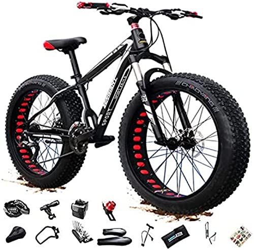 Mountainbike, 26 Zoll Mountainbike MTB Fatbike Erwachsene, Fat Tire Mountain Trail Bike, 27/30 Speed Bike, Double Full Suspension, Double Disc Brake,YUYANAIAI Mountainbike, 26 Zoll Mountainbike MTB Fatbike Erwachsene, Fat Tire Mountain Trail Bike, 27/30 Speed Bike, Double Full Suspension, Double Disc Brake,YUYANAIAI von Bor