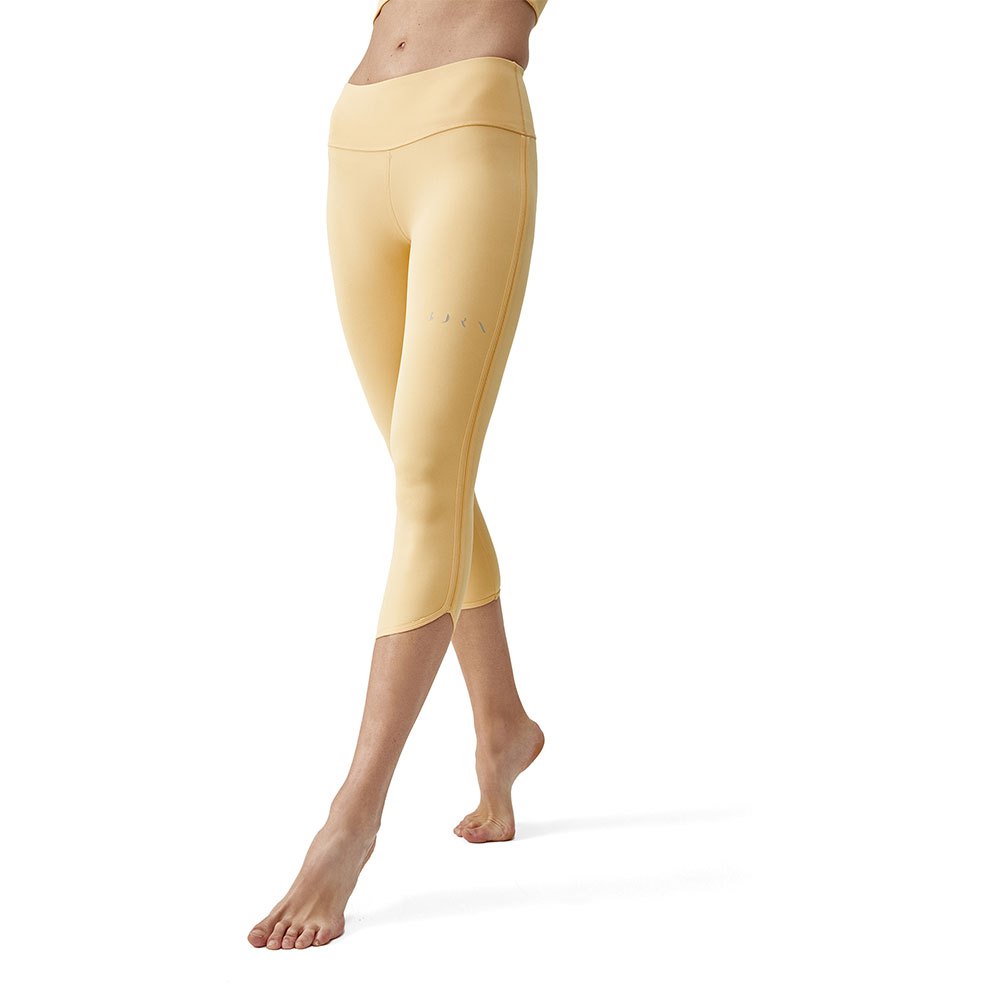 Born Living Yoga Awat Leggings 3/4 Gelb L Frau von Born Living Yoga