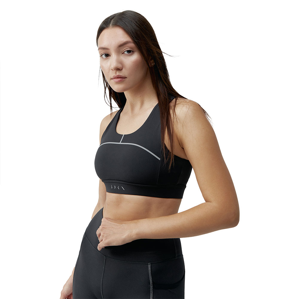 Born Living Yoga Carole High Support Sports Top Schwarz XL Frau von Born Living Yoga