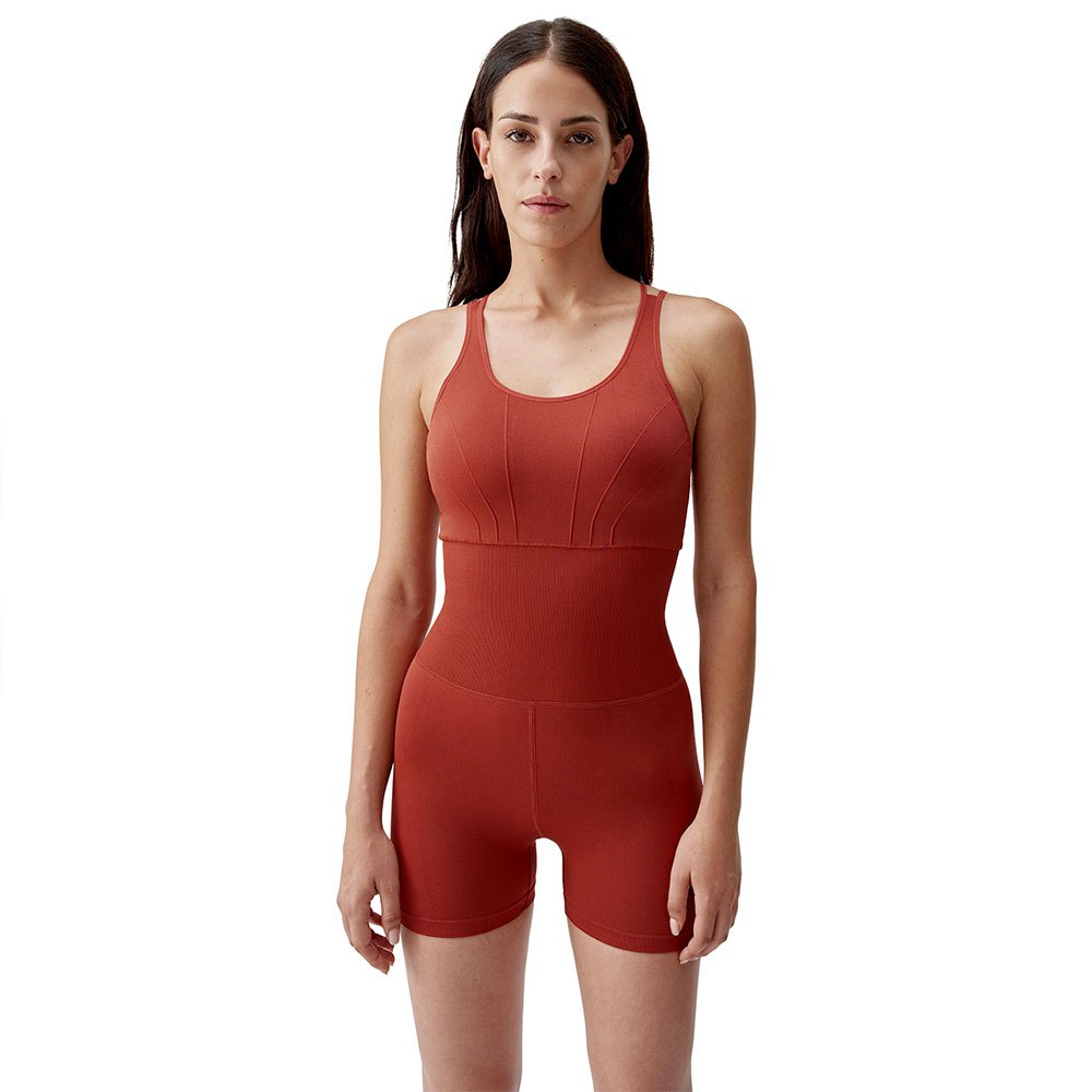 Born Living Yoga Danday Suit Seamless Orange L Frau von Born Living Yoga