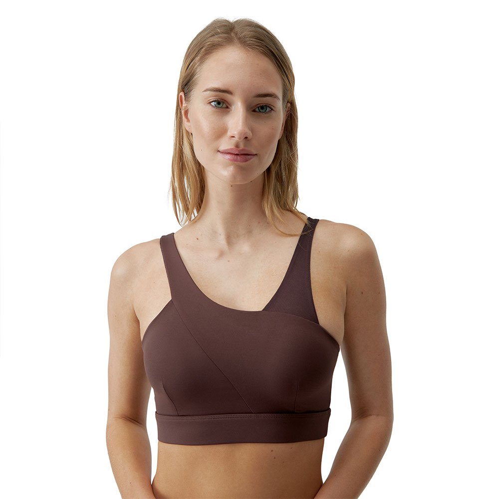 Born Living Yoga Jin Medium-high Support Sports Top Braun M Frau von Born Living Yoga