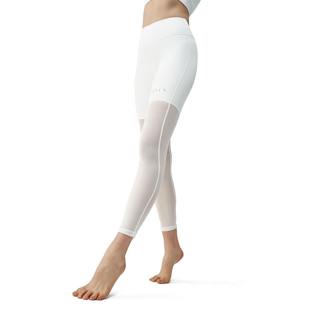 Born Living Yoga Karla Leggings High Waist Weiß S Frau von Born Living Yoga