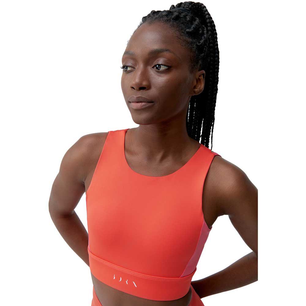 Born Living Yoga Latika Sports Top High Support Orange L Frau von Born Living Yoga