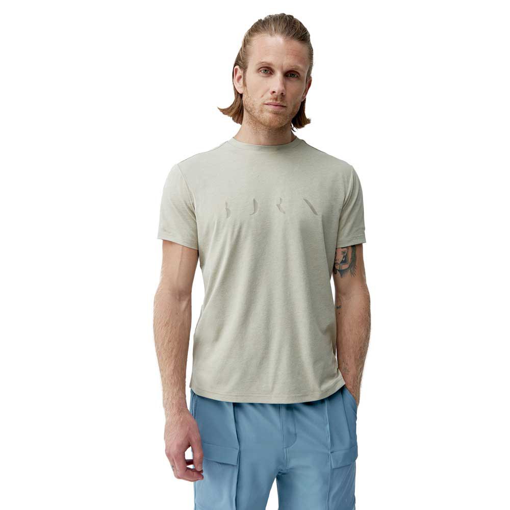 Born Living Yoga Melville Short Sleeve T-shirt Beige L Mann von Born Living Yoga