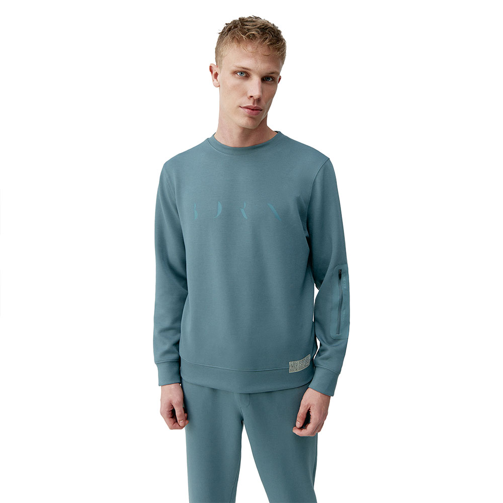 Born Living Yoga Ness Sweatshirt Blau XL Mann von Born Living Yoga