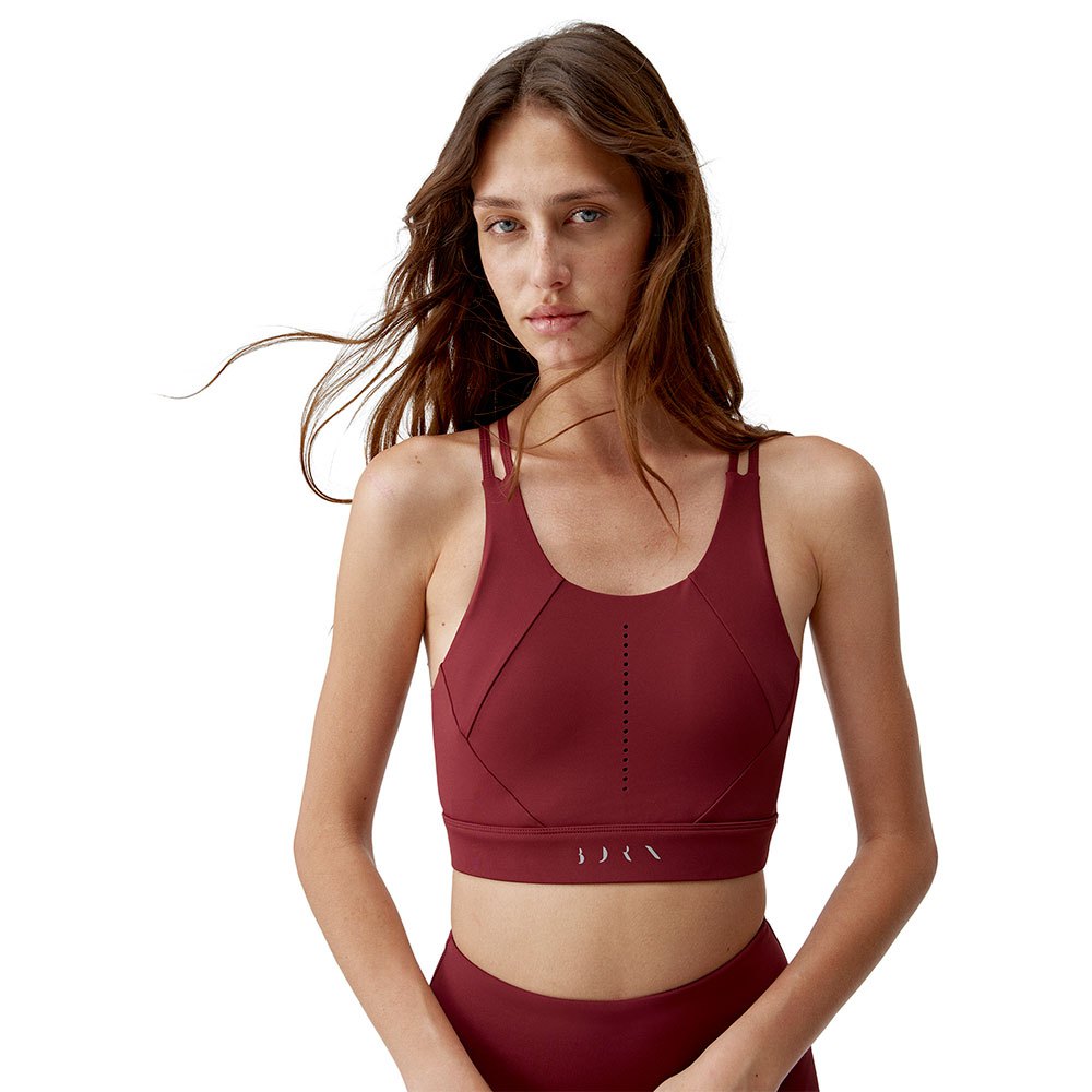 Born Living Yoga Saril Sports Top Medium Support Rot XS Frau von Born Living Yoga