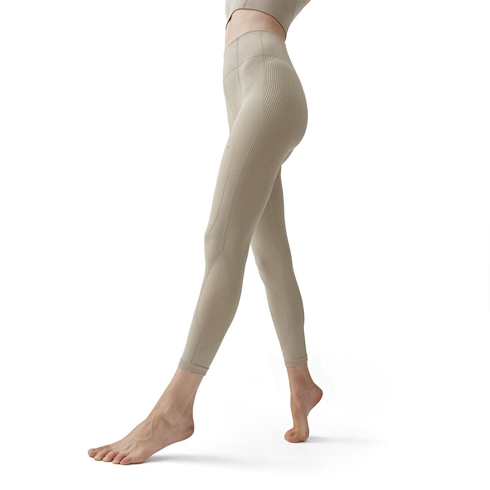 Born Living Yoga Sureya Leggings High Waist Seamless Beige L Frau von Born Living Yoga