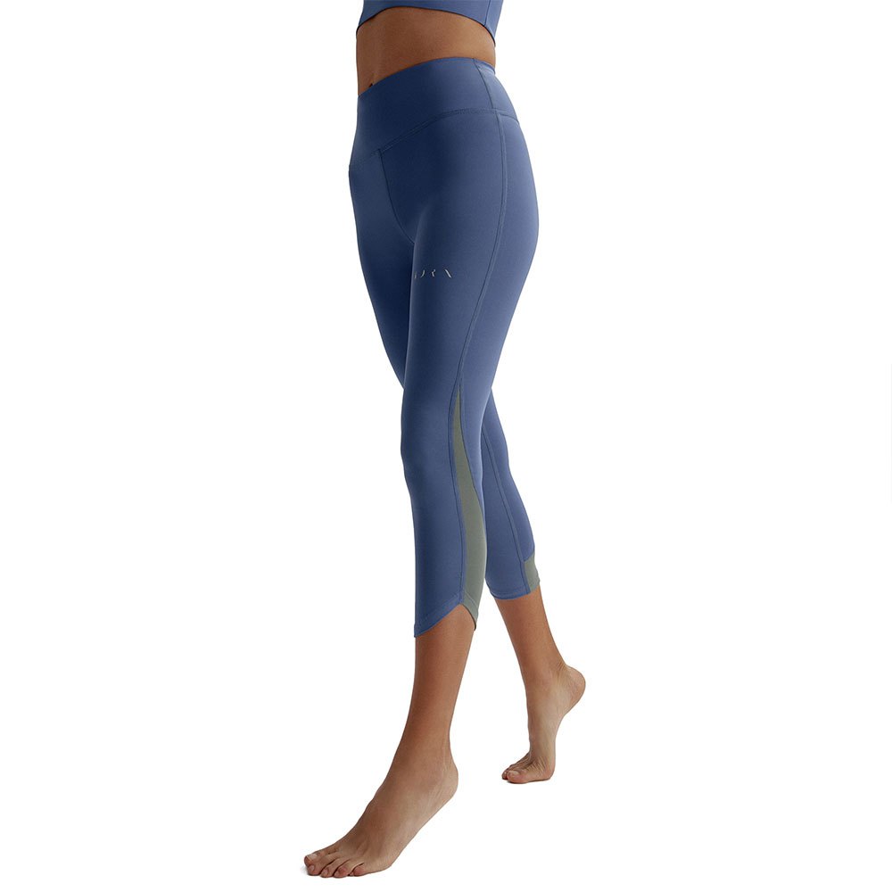 Born Living Yoga Upala Capri Leggings Blau L Frau von Born Living Yoga