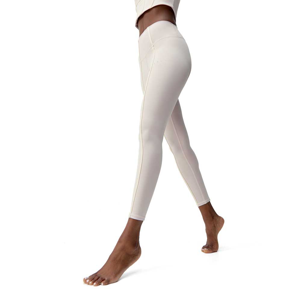 Born Living Yoga Vani Leggings 7/8 High Waist Beige L Frau von Born Living Yoga