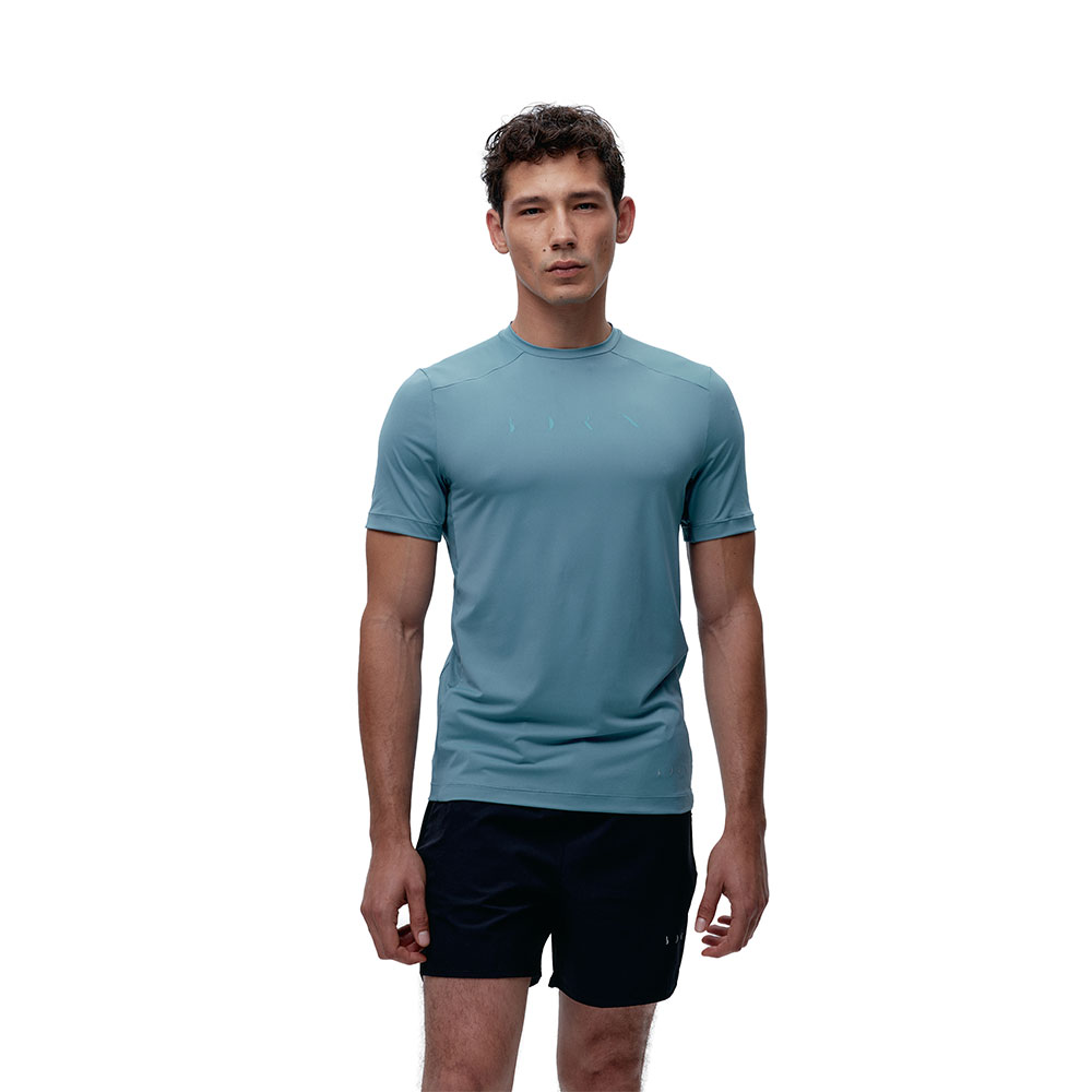 Born Living Yoga Volta Short Sleeve T-shirt Blau XS Mann Born Living Yoga Volta Short Sleeve T-shirt Blau XS Mann von Born Living Yoga