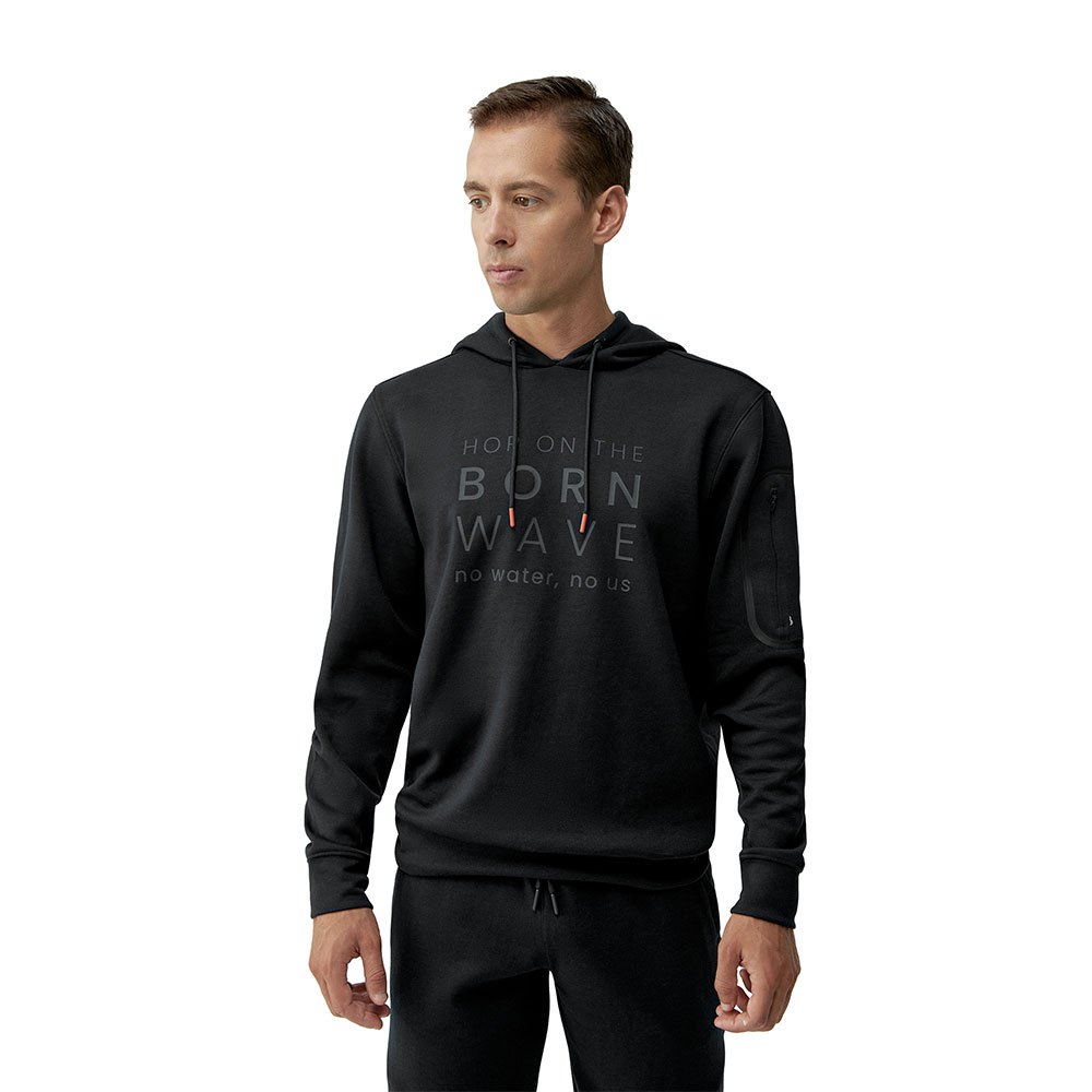 Born Living Yoga Waikato Hoodie Schwarz XL Mann von Born Living Yoga