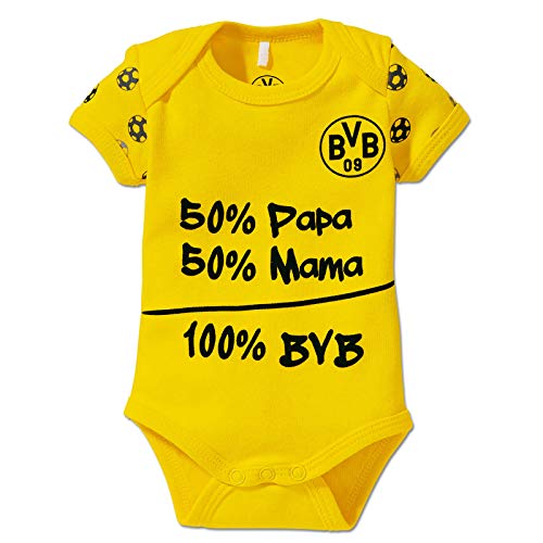 BVB-Babybody "100% BVB" Gr. 74/80 von Borussia Dortmund