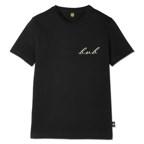 Borussia Dortmund Damen BVB Gold T-Shirt Damen: Schwarzes Damen-t-Shirt T-Shirt, Schwarz, S Borussia Dortmund Damen BVB Gold T-Shirt Damen: Schwarzes Damen-t-Shirt T-Shirt, Schwarz, S von Borussia Dortmund