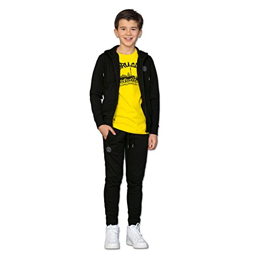 BVB Herren Jogginghose Mit Steppmuster, schwarz, M, 2466269 BVB Herren Jogginghose Mit Steppmuster, schwarz, M, 2466269 von Borussia Dortmund