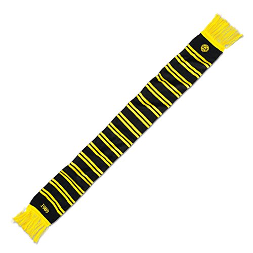 BVB Herren Schal mit Ringelstreifen, schwarz/gelb, One size, 2466645 BVB Herren Schal mit Ringelstreifen, schwarz/gelb, One size, 2466645 von Borussia Dortmund