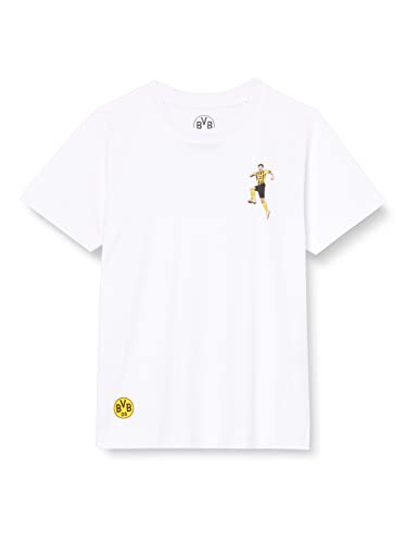 Borussia Dortmund Unisex Bvb T-shirt Adeyemi Comic T Shirt, Weiß, 128 EU von Borussia Dortmund