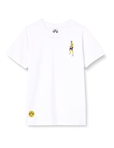 Borussia Dortmund Unisex Bvb T-shirt Bellingham Comic T Shirt, Weiß, 128 EU von Borussia Dortmund