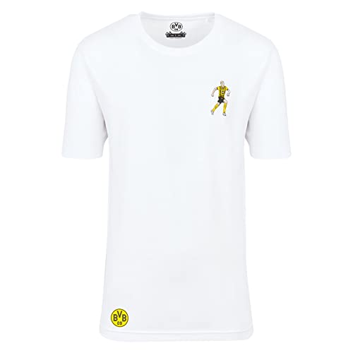 Borussia Dortmund Unisex Bvb T-shirt Schlotterbeck Comic T Shirt, Weiß, L EU Borussia Dortmund Unisex Bvb T-shirt Schlotterbeck Comic T Shirt, Weiß, L EU von Borussia Dortmund