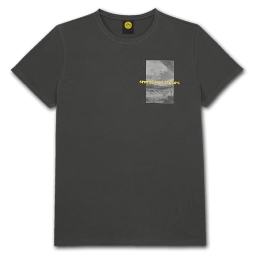 BVB T-Shirt Nostalgie, Shirt anthrazit, Cotton in Conversion, Stadionjubiläum 50 Jahre, Gr. M von Borussia Dortmund
