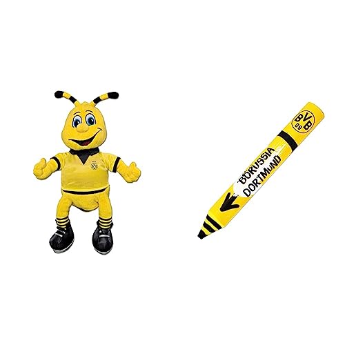 Borussia Dortmund, BVB-EMMA Plüschfigur mittel, 02 Gelb, 30cm & BVB-Radiergummi-Stift Borussia Dortmund, BVB-EMMA Plüschfigur mittel, 02 Gelb, 30cm & BVB-Radiergummi-Stift von Borussia Dortmund