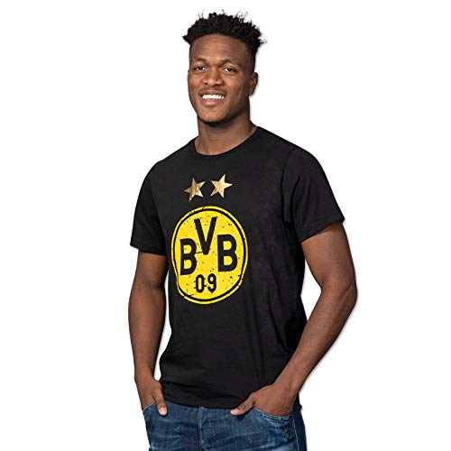 Borussia Dortmund, BVB-T-Shirt mit Logo, Schwarz, M Borussia Dortmund, BVB-T-Shirt mit Logo, Schwarz, M von Borussia Dortmund