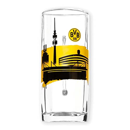 Borussia Dortmund BVB Bierglas Bierkrug Skyline, Gelb Borussia Dortmund BVB Bierglas Bierkrug Skyline, Gelb von Borussia Dortmund