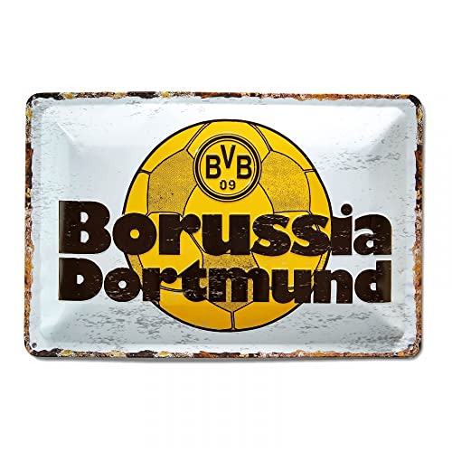 Borussia Dortmund BVB Blechschild Retro 30x20cm von Borussia Dortmund