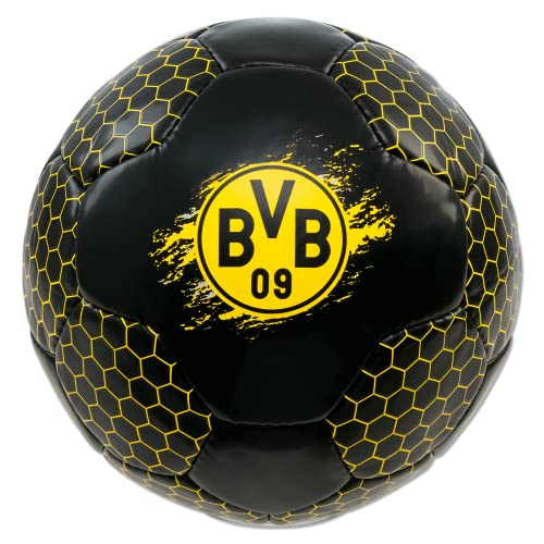 Borussia Dortmund BVB Fußball, Amazon exklusiv, schwarz, Größe 5 von Borussia Dortmund