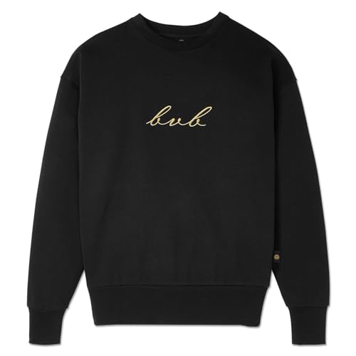Borussia Dortmund BVB Gold Crewneck Damen: Sportliches Schwarzes Damen-Sweatshirt Gr. S mit Goldener Schreibschrift - Made in Europe Borussia Dortmund BVB Gold Crewneck Damen: Sportliches Schwarzes Damen-Sweatshirt Gr. S mit Goldener Schreibschrift - Made in Europe von Borussia Dortmund