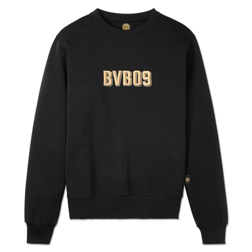 Borussia Dortmund BVB Gold Crewneck: Elegantes Schwarzes Sweatshirt Gr. XL mit 3D-Goldstick - Made in Europe Borussia Dortmund BVB Gold Crewneck: Elegantes Schwarzes Sweatshirt Gr. XL mit 3D-Goldstick - Made in Europe von Borussia Dortmund
