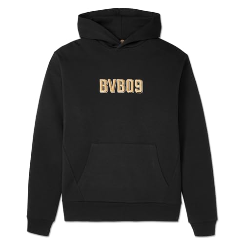 Borussia Dortmund Herren BVB Gold Hoodie: Sportlicher Schwarzer Kapuzenpulli Kapuzenpullover, Schwarz, XL EU Borussia Dortmund Herren BVB Gold Hoodie: Sportlicher Schwarzer Kapuzenpulli Kapuzenpullover, Schwarz, XL EU von Borussia Dortmund