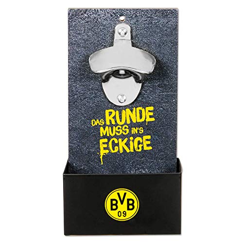 Borussia Dortmund BVB-Holzschild Gelbe Wand mit Öffner one Size von Borussia Dortmund