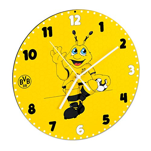 Borussia Dortmund BVB-Kinder-Wanduhr EMMA, 30cm von Borussia Dortmund
