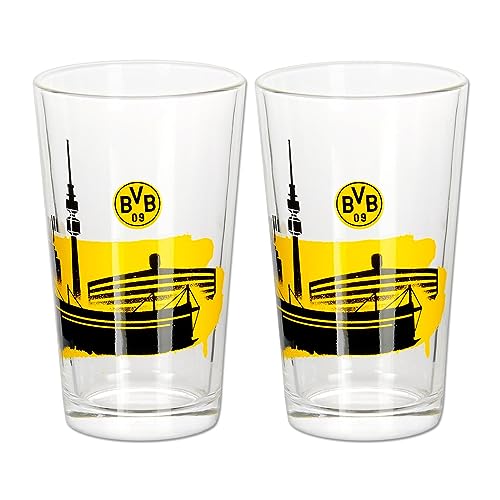 Borussia Dortmund BVB Wasserglas Skyline 2 Stück Borussia Dortmund BVB Wasserglas Skyline 2 Stück von Borussia Dortmund