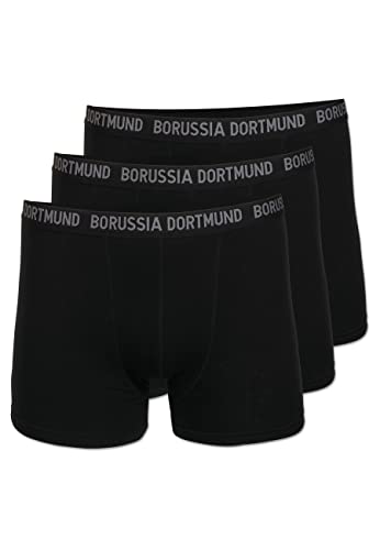 Borussia Dortmund Herren BVB Retro Pans Retroshorts, Schwarz, XXL von Borussia Dortmund