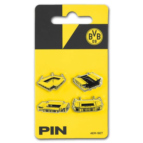 Borussia Dortmund Pin 4er Set - Stadion - Anstecker Button BVB 09 von Borussia Dortmund