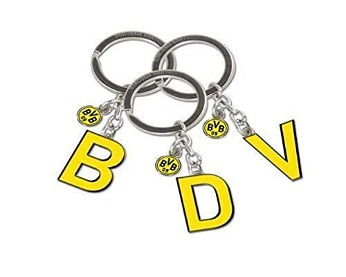 Borussia Dortmund Schlüsselanhänger BVB-Schlüsselanhänger: P, Gelb, One Size, 17620800/P von Borussia Dortmund