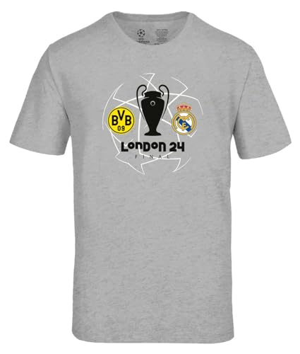 Borussia Dortmund T-Shirt CL Finale Shirt Grau BVB 09 Größe L von Borussia Dortmund