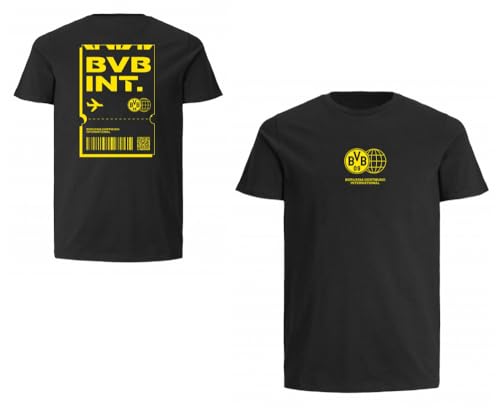 Borussia Dortmund T-Shirt - International - schwarz Shirt Unisex Größe XXL von Borussia Dortmund