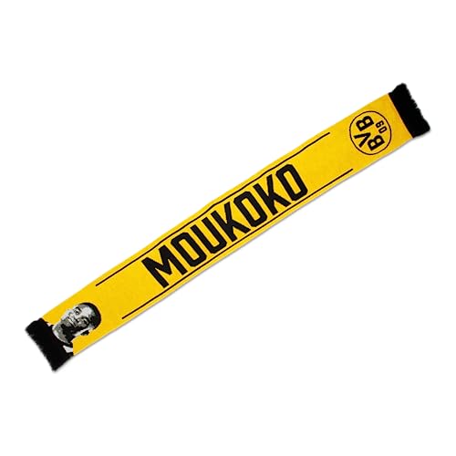 Borussia Dortmund BVB Schal Youssoufa Moukoko - 140x17cm - schwarzgelb - Fanartikel Borussia Dortmund BVB Schal Youssoufa Moukoko - 140x17cm - schwarzgelb - Fanartikel von Borussia Dortmund
