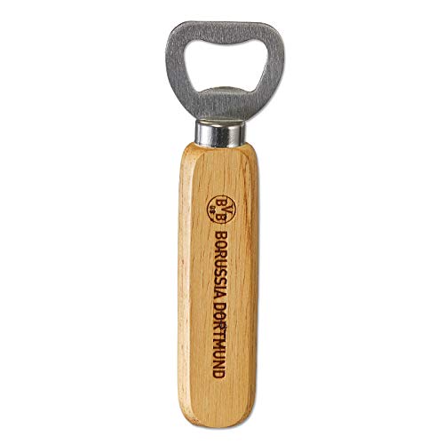Borussia Dortmund Unisex Bvb-flaskeåbner med træhåndtag Flaschen ffner, holz,grau, 10cm EU Borussia Dortmund Unisex Bvb-flaskeåbner med træhåndtag Flaschen ffner, holz,grau, 10cm EU von Borussia Dortmund
