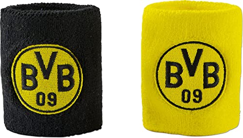 Borussia Dortmund Unisex – Erwachsene Bvb-svedbånd (2 stk.) Tuch, schwarzgelb, Einheitsgröße EU von Borussia Dortmund