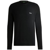 BOSS Momentum_Lite_CN24 Pullover Strick schwarz von Boss