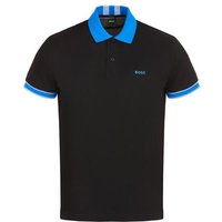 BOSS Paddy 8 Halbarm Polo schwarz von Boss