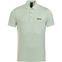 BOSS Paddytech Halbarm Polo hellgrün von Boss