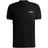 BOSS Pariq TOC Ripstop Polo Herren in schwarz, Größe: XXL BOSS Pariq TOC Ripstop Polo Herren in schwarz, Größe: XXL von Boss