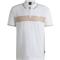 BOSS Pariq The Open Halbarm Polo weiß BOSS Pariq The Open Halbarm Polo weiß von Boss