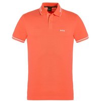 BOSS Paul Halbarm Polo orange von Boss