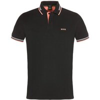 BOSS Paul Halbarm Polo schwarz BOSS Paul Halbarm Polo schwarz von Boss